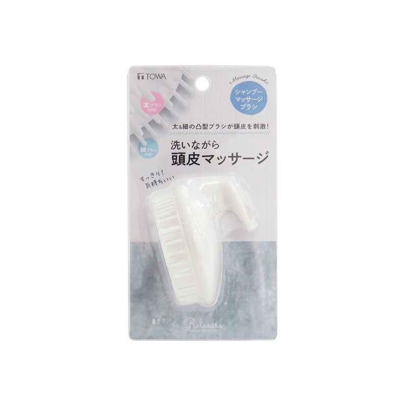 Towa Sangyo Lyracare 32311 32311 Shampoo Massage Brush, White