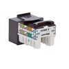Leviton Home 6 Snap-In Connector, T568A/B Wiring, 61HOM-RB6, Brown