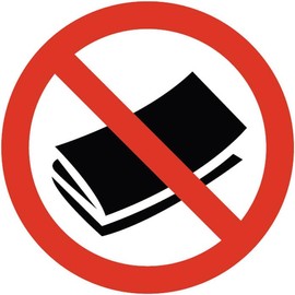 2 Pack/PAQUET DE 2 Autocollants Pas De Publicité Résistant À L'Eau/No JunkMail Mailbox Stickers Water Resistant (Small 2", 2, Count)