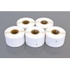 vhbw Set of 5 label rolls 41 mm x 89