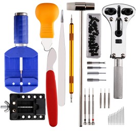 Tunejoy Watch Tool Set 147 Pieces Watch Repair Tool Professional Watchmaker Tool Case Opener Pin Remover for Most Watches, colour