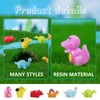 Kotkiddy Pack of 90 Mini Resin Dinosaurs, Mini Resin Dinosaurs,