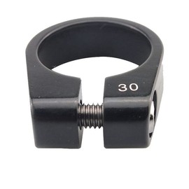 1PC MTB Cycling Seat Tube Clip Bike Release Seatpost Clamp Mountain Road Bike Parts (30mm Black), Lightweight and Durable