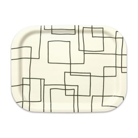 Tatsunosuke Hashimoto Crafts NS-tray Modern Collection NS Tray Handle M Angle Labyrinth White