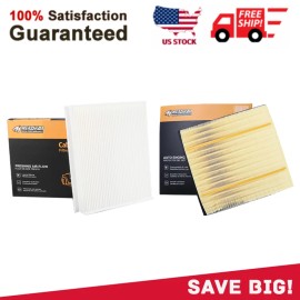 H HENZIKON HIGH-PERFORMANCE for Ford F-150 2015-2022 Combo Set Engine Air Filter and Cabin Air Filter