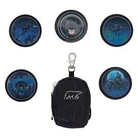 BECKMANN Button Bag Night Rider / Panther, Night Rider Panther