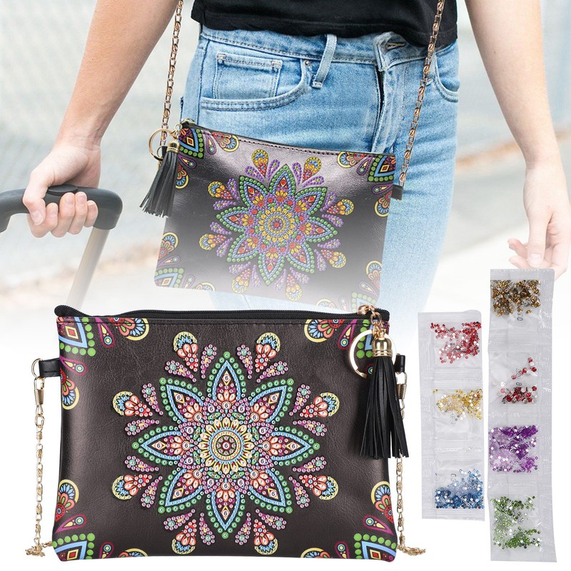 DIY Diamond Painting Purse 5D Women's Coin Wallet Cosmetic Storage