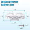 Apopip Suction Cover 3-3/4" with Screws Replacement for Balboa, 100gpm,