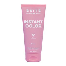 Brite Tinte para cabello semipermanente Rose, hidratante, vegano y libre de crueldad animal, dura hasta 30 lavados (100 ml)