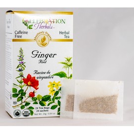 Celebration HERBALS Ginger Root Tea Organic 24 Bag, 0.02 Pound