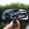 Esreake 2PCS Large 5.7" Adjustable Mounted Blind Spot Mirror Fix