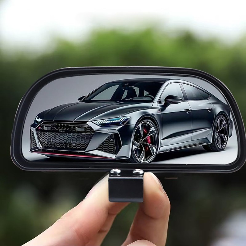 Esreake 2PCS Large 5.7" Adjustable Mounted Blind Spot Mirror Fix