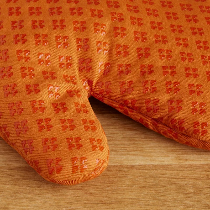 KitchenAid Asteroid Oven Mitt Set, Honey Orange