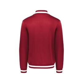 Holloway Men's V-Street Full Zip Jacket, Scarlet/White