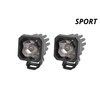 Diode Dynamics SSC1 White Sport Standard LED Pod (pair), Spot