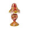 QIFU Vintage Table Lamp Style Enamel Trinket Box Hinged, Unique