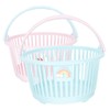 MAGICLULU 2pcs Small Storage Baskets with Handles Compact Shower and