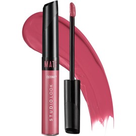 Cyzone Studio Look Labial Líquido Mate 6 ml – Larga Duración 24H, No Transfer y Alta Pigmentación con Tecnología Elastic Film (PINK NUDE)