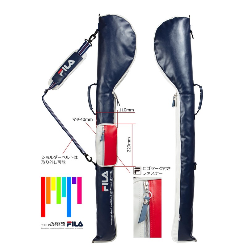 FILA Casual Club Case (No Core) White Fila Golf