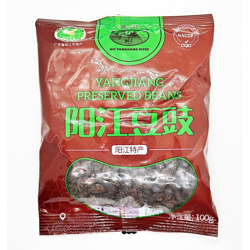 Yang Jiang Salted Black Beans Preserved Black Beans 400g (4