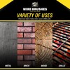 3pk Small Wire Brushes for Cleaning | Mini Wire Wool