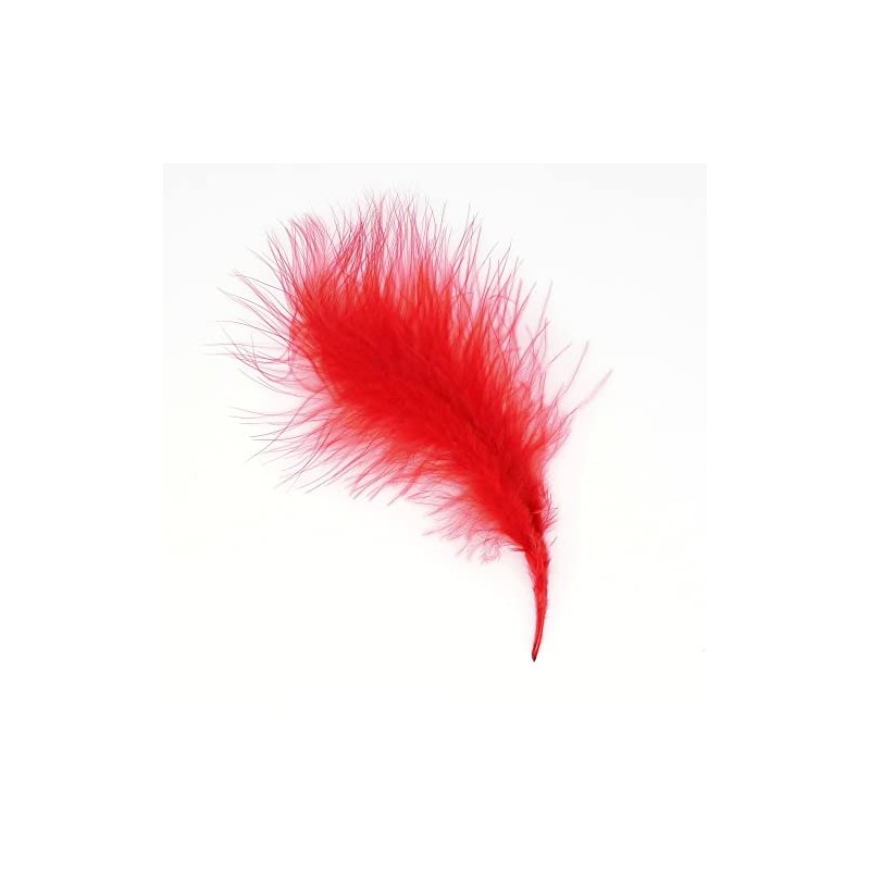 Marabou Feathers 20 Per Pack, 10-15 cm, Fluffy & Soft,