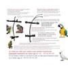 Black Adjustable Chest Strap for Parrots Size Elastic 10mm 2