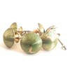 Set of 6 Brass Knobs by FFF - Kitchen Cabinet