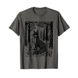 Fox Cottagecore Forestcore Goblincore Forest Woodland Animal T-Shirt