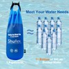 Shurex Gravity-Fed Water Bag for Sawyer Survival Water Filter Straw,