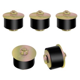 Daptemn 1-3/8" Rubber Expansion Freeze Plugs, 5PCS Automotive Engine Expandable Freeze Rubber Plugs Fit Hole : 1-3/8" to 1-1/2" (34 mm - 38 mm)