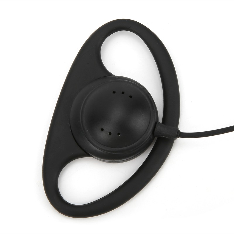 Walkie Talkie Earphone D Shape Comfortable Universal Earpiece Fit for