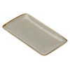 Generisch Grigio Perla Serving Plate Stoneware with Vintage Look 27