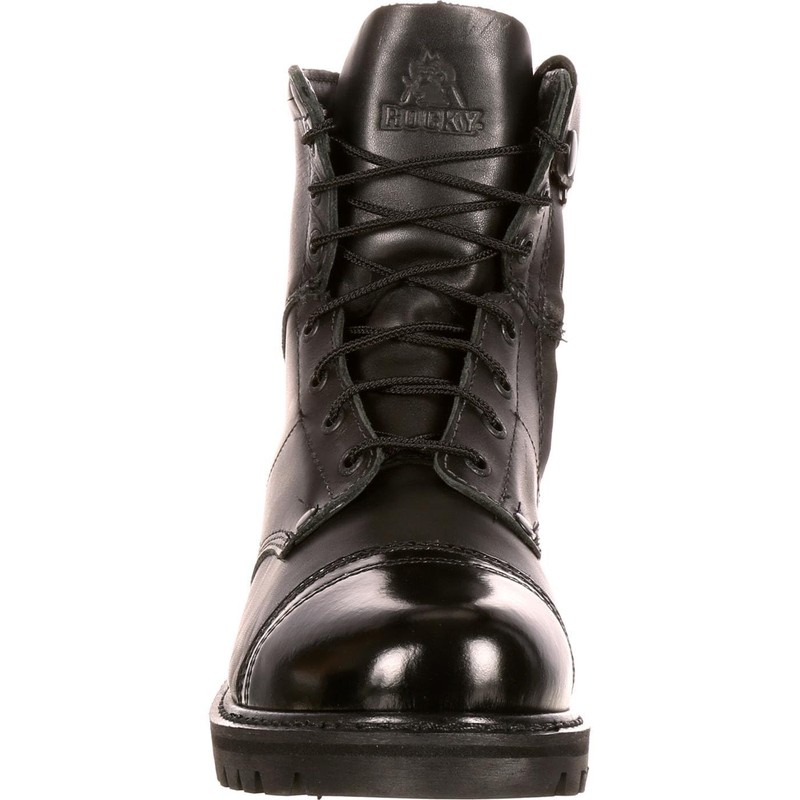 ROCKY Side Zipper Jump Boot, Black, Size 7.5(ME)
