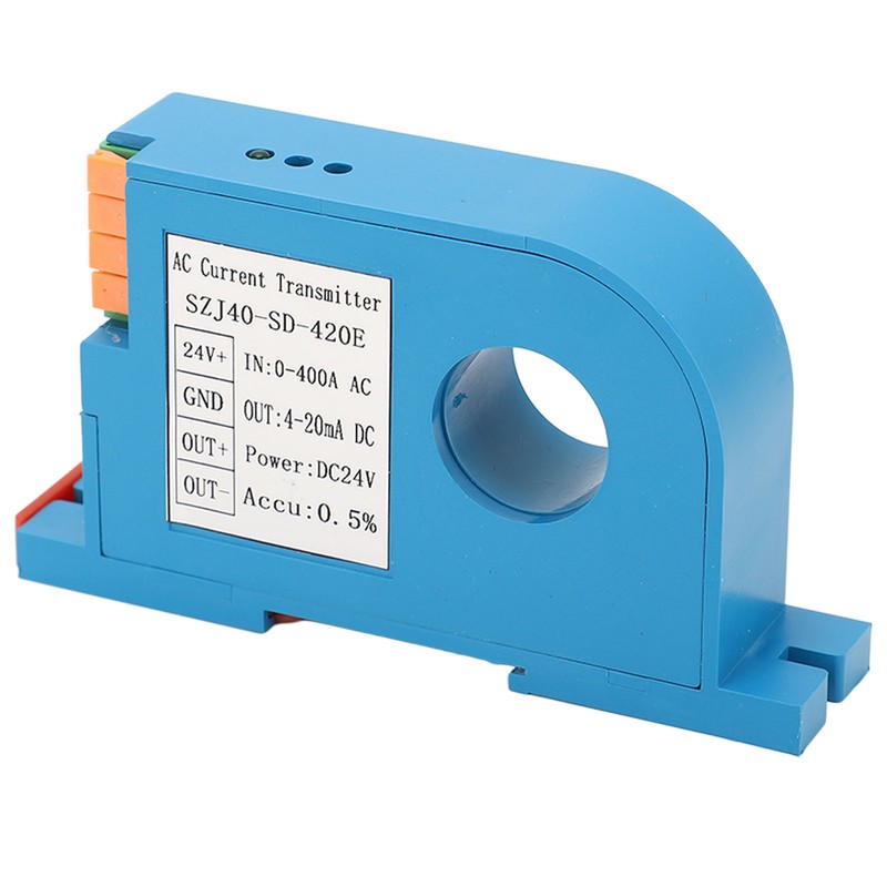 AC Current Transmitter 4‑20mA Output Single Phase AC Current Transducer