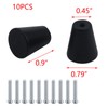 T Tulead 10PCS Cabinet Knobs Cone Drawer Knobs Modern Furniture
