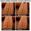OLLEN Screws-Free Premium Leather Key Fob Cover, Fit for Subaru