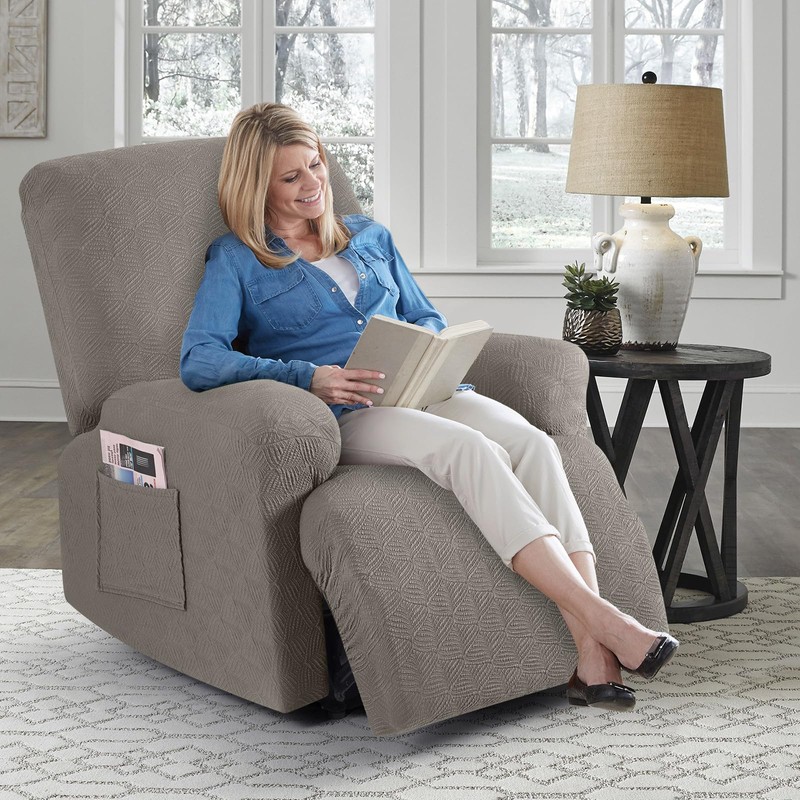 Timeles Extra Wide Recliner Chair Cover Reclining Couch Cover Sofa