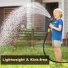 Garden Hose 100 ft, Lightweight No-Kink Leakproof Water Hose with