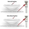 PF WaterWorks DecoDRAIN Push Pop-Up Sink Drain Plated ABS Body