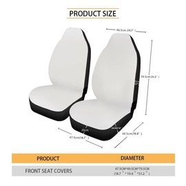 FANCOSAN Car Seat Covers for Front Seats Pink Camo Hunting Branches Print Washable Auto Interior Seat Cushion Protector Accessories