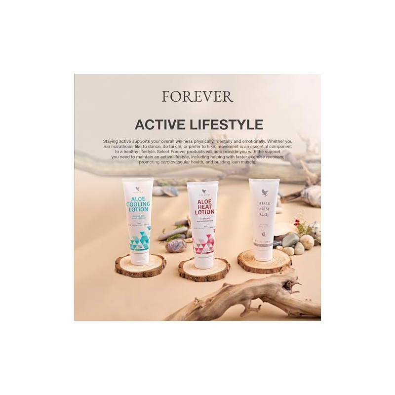Forever Living Aloe Heat Lotion 118ml-(Pack of 2)