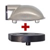 Door Stop TS-4421 with Raised Disc Floor Mounted Door Spacer