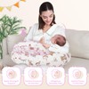 AMASKY Nursing Pillow, Breastfeeding Pillows, with Removable Pillow Cover, Machine