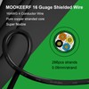 MOOKEERF 16 Gauge 4 Conductor Shielded Wire 50FT,16AWG 16/4 Shielded