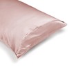 OFFTOPIC 100% Pure Natural Silk Cushion Cover 22 Momme 50x75cm | Wrinkles, Curly Hair & Split Tips | Oeko-Tex Certified | Best Silk | Luxury Gift Idea | Pink