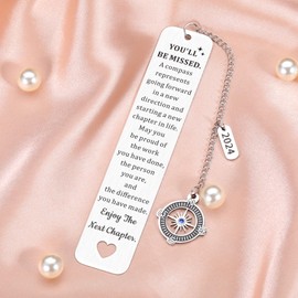 Retirement Gift for Woman Going Away Gifts Coworker Leaving Gifts for Women Retirement Bookmark Gifts for Women 2024 Teacher Farewell Gifts for Colleagues Employee Appreciation Thank You Gifts