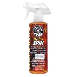 Chemical Guys HydroSpin Wheel & Rim Ceramic Coating and Quick Detailer Spray - 16 oz Spray Protects Wheels, Rims & Brake Parts with Hydrophobic Ceramic Shine - Safe for Cars, Trucks, SUVs, Motorcycles
