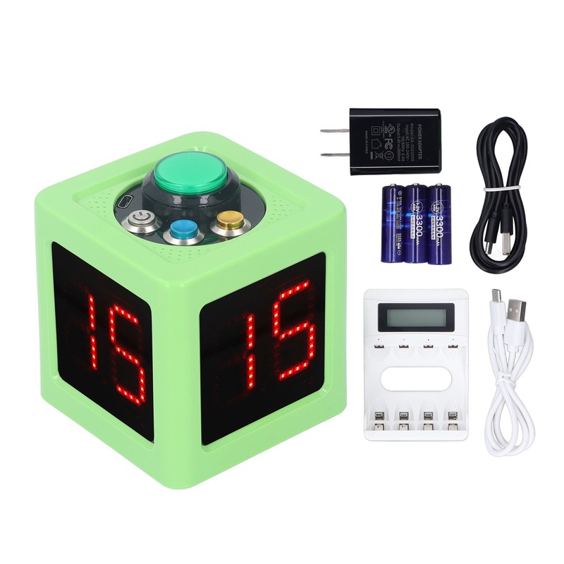 Cube Timer 1.4 Inch Digit LED Display 4 Sided Digital
