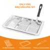 Onlyfire Grill Basket Set, 5PCS Stainless Steel Grill Pan -